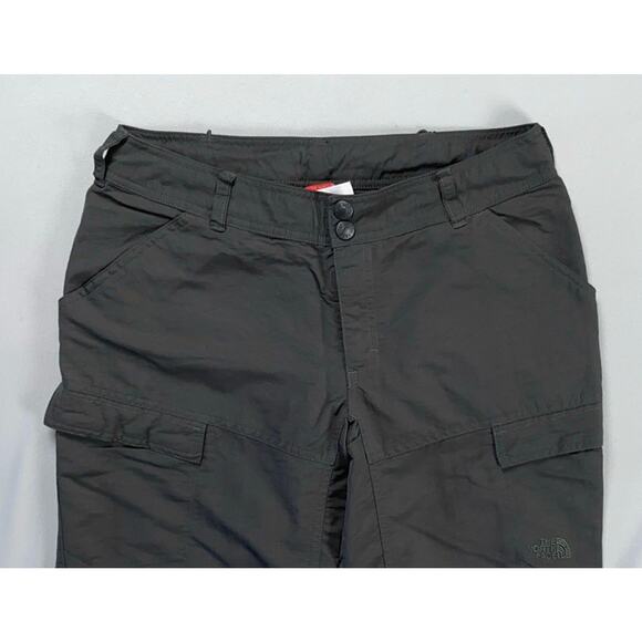 The North Face Mid-Weight Convertible Hiking Pants, Shorts. Gray, Women's 8S EUC - Picture 6 of 9